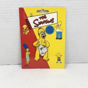 The Simpson Embroidered Iron-On Patch Naked Homer Simpson with Cowboy Hat